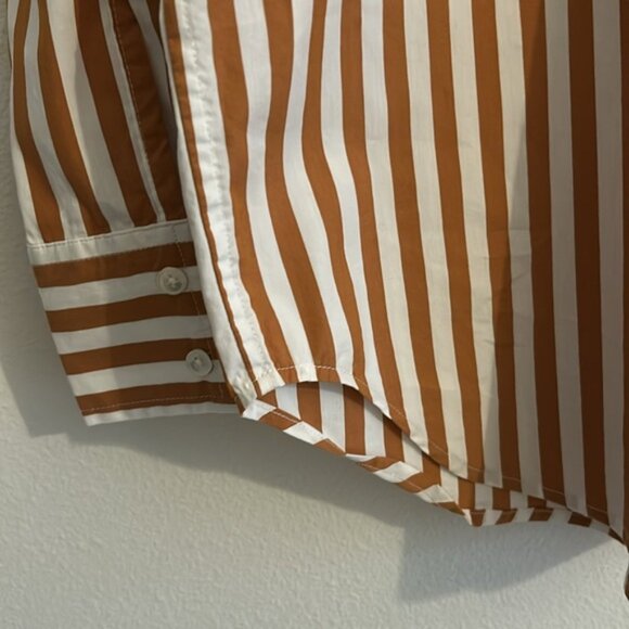 AYR The Deep End Button Down Shirt Striped Size S Small - Picture 5 of 5